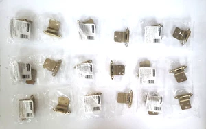 9 PAIRS  Amerock BPR3428BB, 3/8 in. (10mm) Inset Hinge, Burnished Brass - Picture 1 of 8