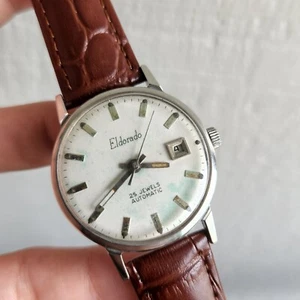 Vintage Eldorado Men's automatic watch Date Poljot 2416 29Jewels 1960s - Picture 1 of 12