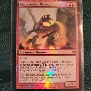 MTG Forgestoker Dragon Pre-Release 098/165 Foil Promo - Bild 1 von 2