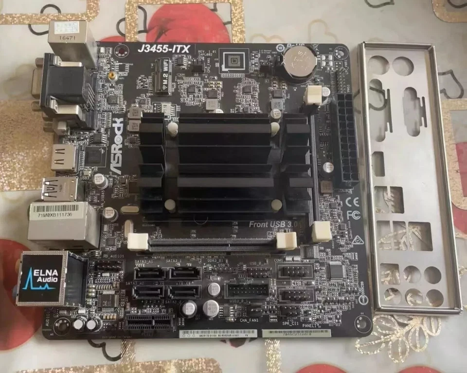 ASRock J3455-ITX /J3455B-ITX Motherboard Intel J3455 DDR3 Mini-ITX - Image 1 of 1