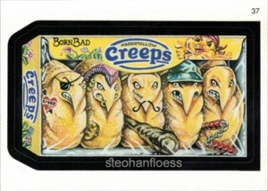 2005 Topps Wacky Packages: Adesivo Serie 2 Nuovo #37 Marshmallow Creeps - Foto 1 di 1