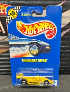HOT WHEELS VINTAGE 1990 THUNDERSTREAK PENNZOIL INDY CAR #153 NICE! - Picture 1 of 7