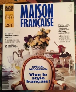 “MAISON FRANÇAISE” FRENCH MAGAZINE NO. 468 FEBRUARY 1994 28F SPECIAL DECO - Picture 1 of 4