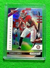 TERRELL LEWIS SILVER PRIZM ROOKIE CARD LOS ANGELES RAMS RC 2020 PANINI PRIZM DP