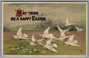 Postcard Easter c1910 John Winsch May Thine Be A Happy Easter CDS Cancel Berlin - Picture 1 of 2