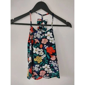 NWT Mini Molly Girls Floral Spaghetti Strap Camisole Shirt Sz 10/12 - Picture 1 of 8