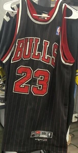 Nike Authentic Michael Jordan Chicago Bulls 23 Jersey Pinstripe XXL Flight 8403 - Bild 1 von 5