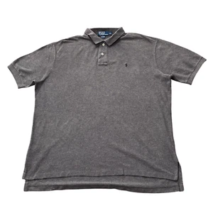 Polo Ralph Lauren uomo XXL grigia manica corta pony logo golf performance - Foto 1 di 4