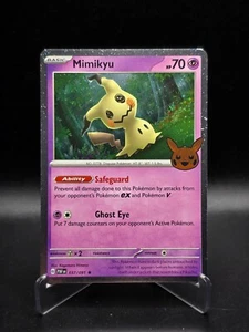 Mimikyu 2024 Trick or Trade Halloween Stamp Pokemon TCG Kosmos Holo Rare 037/091 - Bild 1 von 2