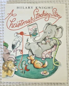 2003 A Christmas Stocking Story Book Hilary Knight Animals Elephant Lion - Bild 1 von 9