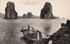 Postal de colección Vietnam Tonkin Hanoi Baie d'Along Parages des Merveilles C304 - Imagen 1 de 2