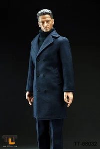 TTL 1/6 Scale Male Figure Set with Navy Blue Long Coat - Bild 1 von 4