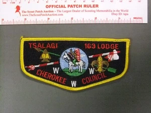 Boy Scout OA 163 Tsalagi flap 0866PP - Picture 1 of 1