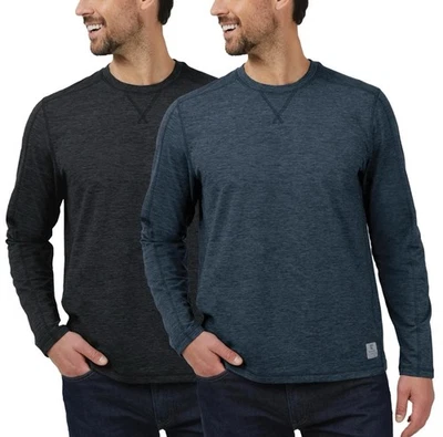 Rugged Elements Men's Long Sleeve Crew Tee - 2-pack - Black - Medium - New - Image 1 of 2