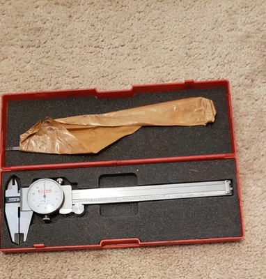 SPI DIAL INDICATOR 6" SHOCK PROOF 0.001 IN NICE CONDITION W/ CASE - Image 1 of 4