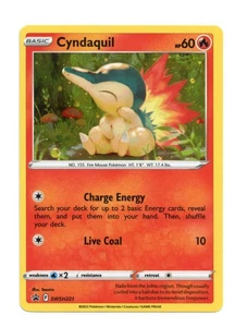 Cyndaquil (Cosmos Holo) SWSH221 Promo Sword & Shield Cards Pokemon - Picture 1 of 2