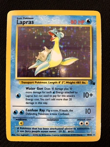 Pokemon TCG: Lapras 10/62 - Fossil Holo - LP+ - Imagen 1 de 2
