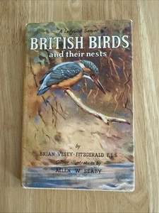 Vintage Ladybird British Birds And Their Nests 1954 2’6d Dust Jacket B - Picture 1 of 11