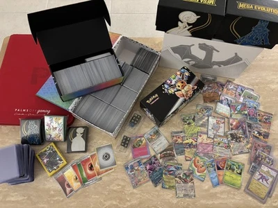2600 Pokemon Card Bulk bundle inc binder, boxes over 600 holo/reverse holos EX - image 1 of 4