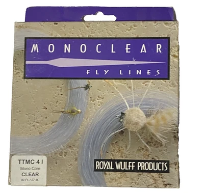 Royal Wulff Triangle Taper Mono Clear Saltwater Intermediate Line AFTM 4 - Image 1 of 4