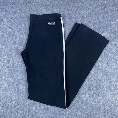 Vintage Y2K Mossimo Women's Athleisure Pants Black Embroidered Logo Size Medium - Image 1 of 4
