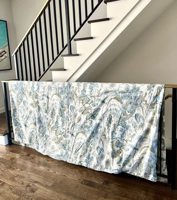 Pottery Barn Caesarea Floral Paisley Full/Queen Duvet Cover 100% Organic Cotton - Image 1 of 4