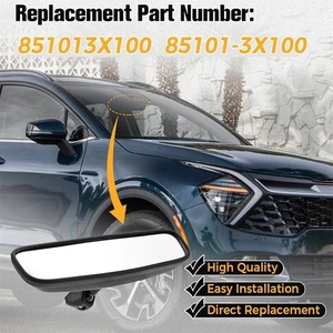 Interior Rear View Mirror Assembly Fit For Hyundai 10-22 Soul EV 18-22 Stinger - Picture 1 of 7
