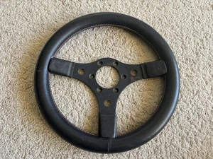 Volante Fiat BMW 320 RAID 3 radios cuero Racemark Italia Racing 320 mm 12 - Imagen 1 de 10