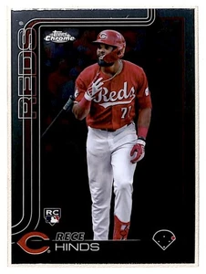 2025 Topps Chrome Rece Hinds RC Cincinnati Reds #253 - Picture 1 of 2
