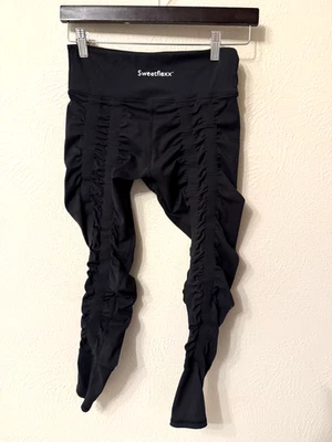 Sweetflexx women's resistance leggings black size 6 high rise 24.5" great - Image 1 of 4