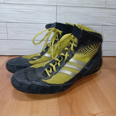 Adidas Response 3.1 Wrestling Shoes Mens 11.5 MMA Black Yellow AdiZero Boxing - Image 1 of 4
