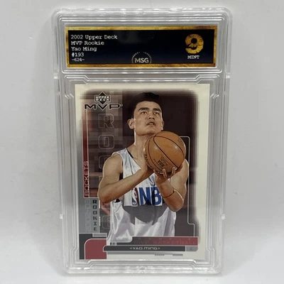 2002-03 Upper Deck MVP #193 Yao Ming Houston Rockets classificação 9 novato - Imagem 1 de 2