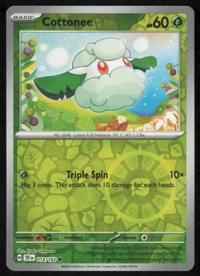 Cottonee Common SV05: Temporal Forces 014/162 NM - Image 1 of 2