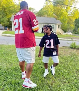 Mitchell Ness WASHINGTON REDSKINS 2007 Sean TAYLOR Throwback Legacy Tall Jersey - Picture 1 of 24