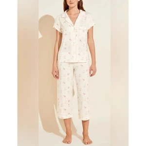 Eberjey Giselle Pajama Set Women's PJs Pink Size Small Petite SP - Picture 1 of 7