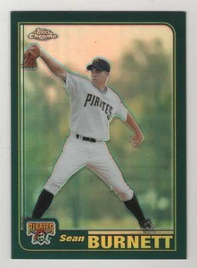 2001 Topps Chrome Traded Retrofractor #183 Sean Burnett Pittsburgh Pirates BV$3 - Picture 1 of 1