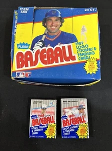 1989 Fleer (2) Cello Wax Packs From Box Ken Griffey Jr RC Bill Ripken FF Error? - Picture 1 of 3