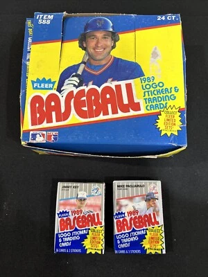 1989 Fleer (2) Cello Wax Packs From Box Ken Griffey Jr RC Bill Ripken FF Error? - Image 1 of 3