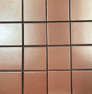 Azulejos de melocotón iridiscente 3 7/8"" x 3 7/8"" remodelación de pared cerámica C#IR37 200 pies cuadrados - Imagen 1 de 1