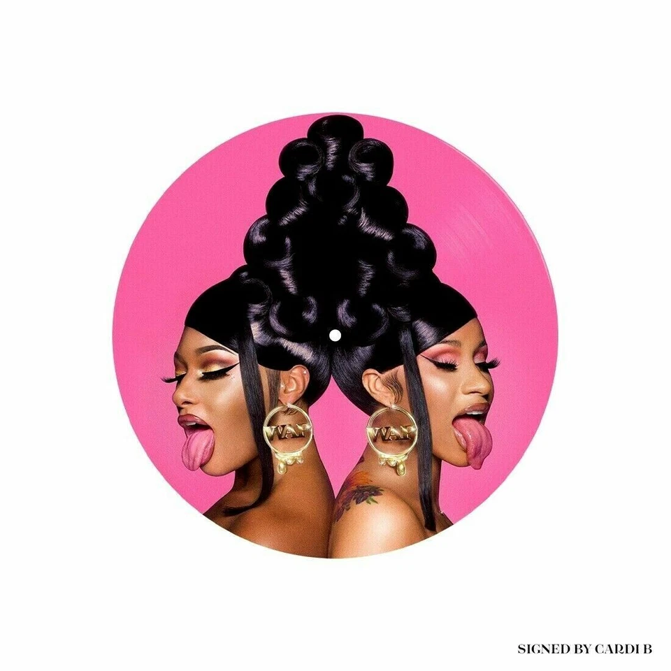 Cardi B Megan Thee Stallion WAP Signed Picture Disc Vinyl Limited - Image 1 of 1