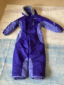 Girls Campri Ski Suit, Snow Suit Age 7/8 Purple - Picture 1 of 3