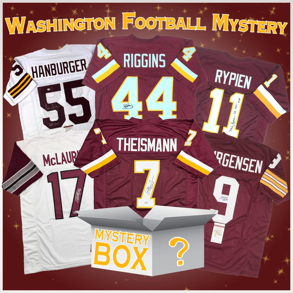 Autographed/Signed Washington Football Jersey Mystery Box PSA JSA or Beckett COA - Image 1 of 1