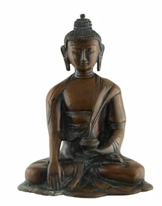 Estatua Buda Shakyamuni De 15CM Latón 1 KG - Blackburn Estilo Antiguo #5000 - Picture 1 of 6