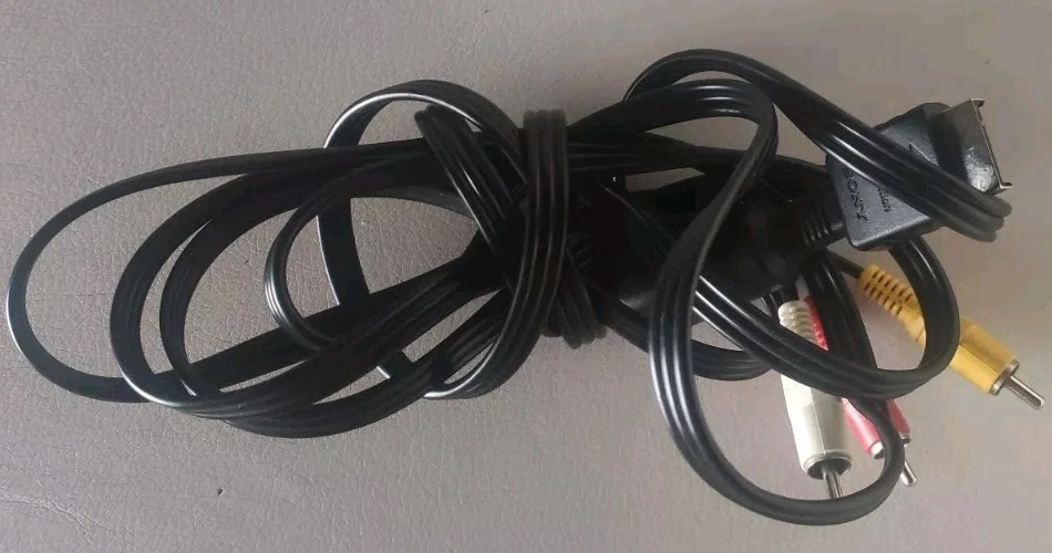 SONY ORIGINALE Cavo AV + Composito RCA (Component HD Audio - Video) PS1 PS2 PS3 - Immagine 1 di 1