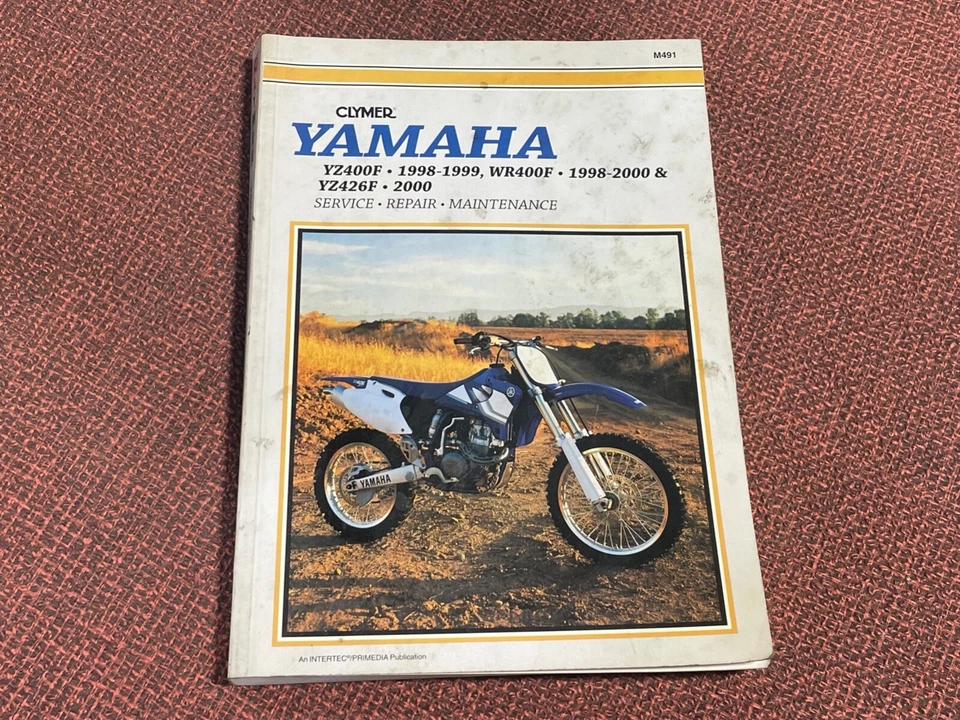 Clymer Service Repair Manual Yamaha YZ400F WR400F YZ426F 1998-2000 YZ400 WR400 - Image 1 of 1