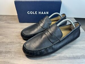 Cole Haan Mens Premium Leather drivers Mens 10M EUC