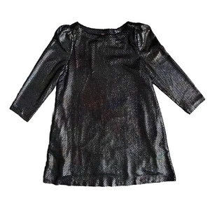 Free People Dress Womens Rainbow Metallic Silver Puff Shoulder Mini Festival - Picture 1 of 8