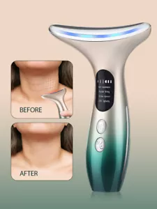 3 Colores LED Terapia de Fotones Piel Ajustar Cuello Cara Dispositivo de Belleza Reducir - Imagen 1 de 12