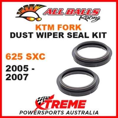 All Balls 57-105 KTM 625SXC 625 SXC 2005-2007 Fork Dust Wiper Seal Kit - Image 1 of 2