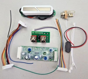 KIT SOSTENEDOR SOSTENEDOR SUSTAINIAC STEALTH PRO CON PLACA AUXILIAR + CONDUCTOR ÚNICO BLANCO - Imagen 1 de 6